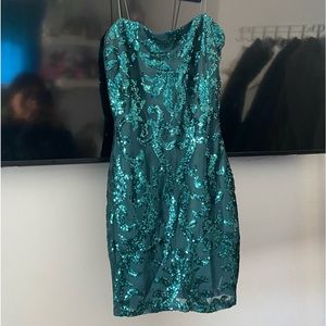 sequin windsor mini dress